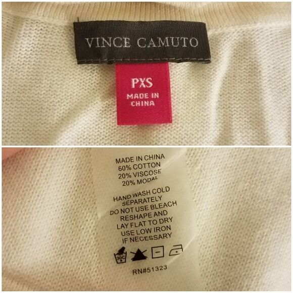 Vince Camuto Bell Sleeve Choker Neck Sweater XSP - Picture 7 of 7